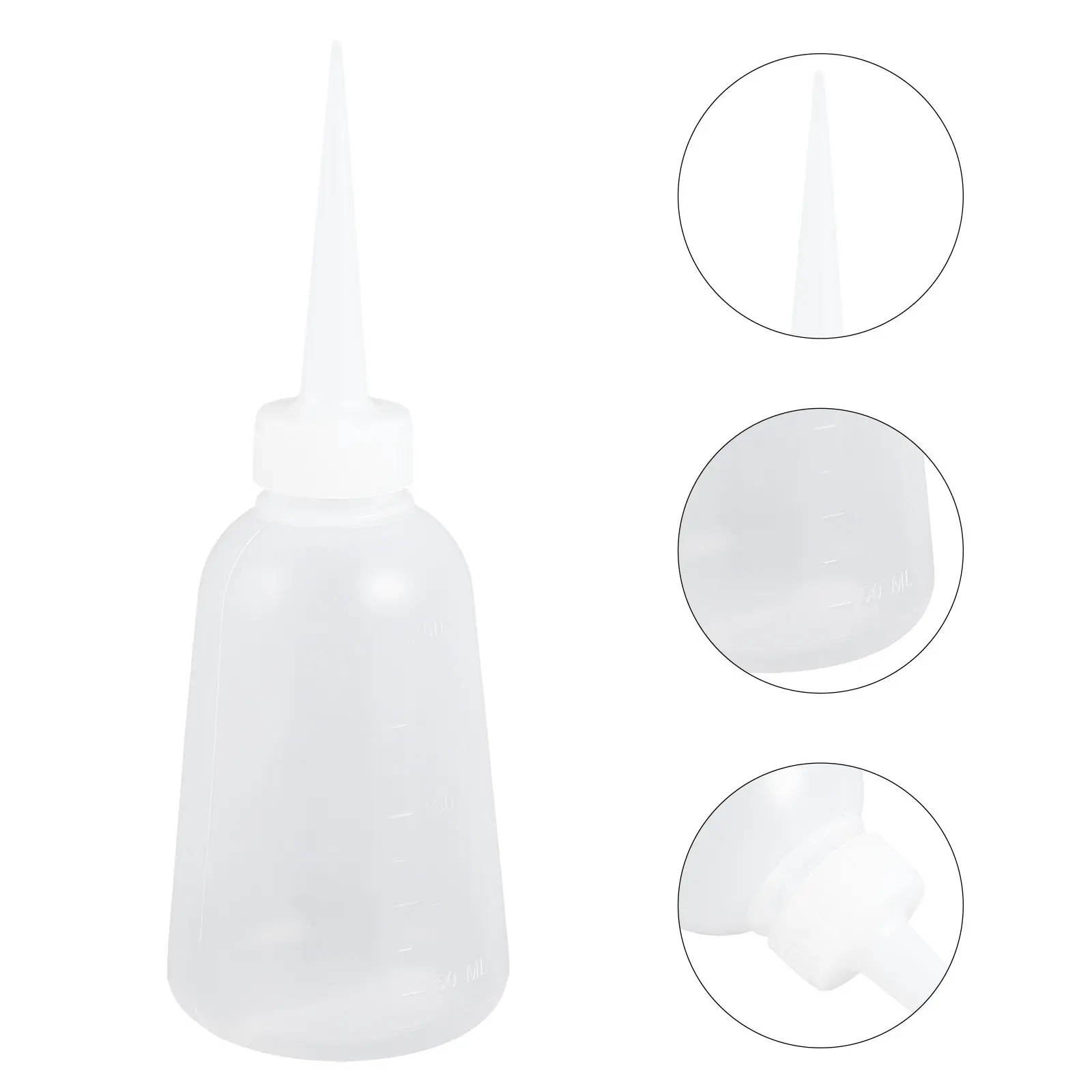 10pcs Transparent Refillable Liquid Glue Squeeze Bottles for Arts Crafts Paint Glitter Adhesive Use