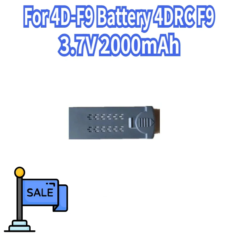 ل 4D-F9 بطارية 3.7 فولت 2000 مللي أمبير بطارية ليثيوم بولي ل 4DRC F9 بطارية توصيل خارجي أجهزة الاستقبال عن بعد أجزاء الملحقات