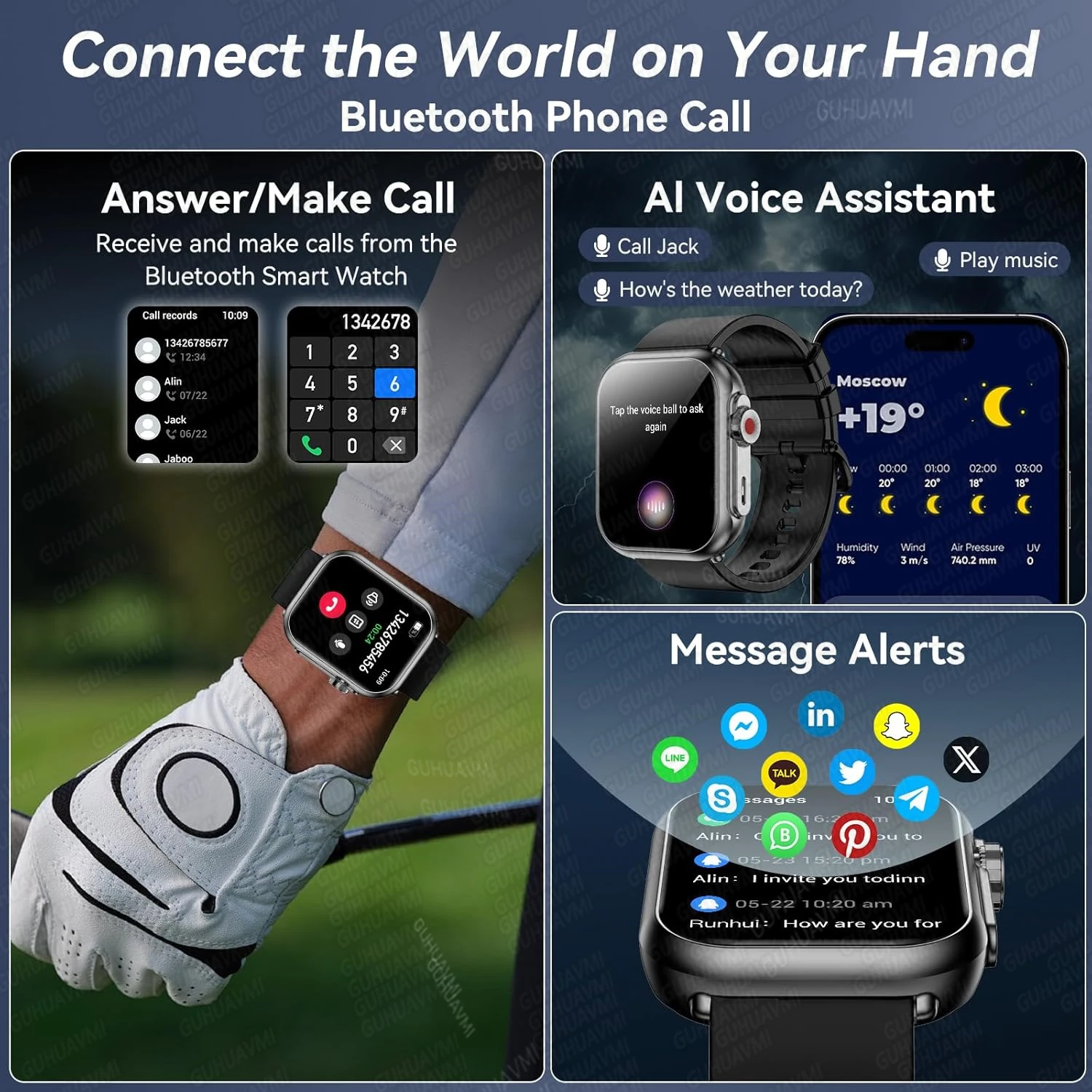 

Watch Ultra2 SE Smart Watch 1.85" HD AMOLED Screen 1000mAh Large Battery Heart Rate Bluetooth Call Sports Smartwatch Men