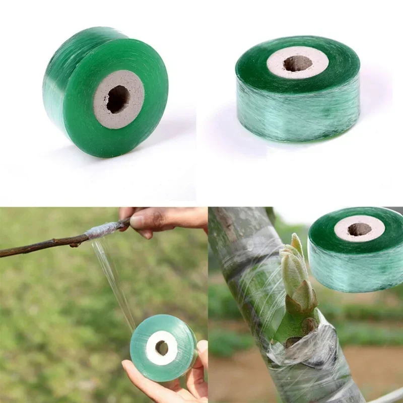 100mx 2cm/Roll Tape Pruning Stretch Graft Budding Barrier Floristry Plant Fruit Tree Nursery Garden Plants Support Tools