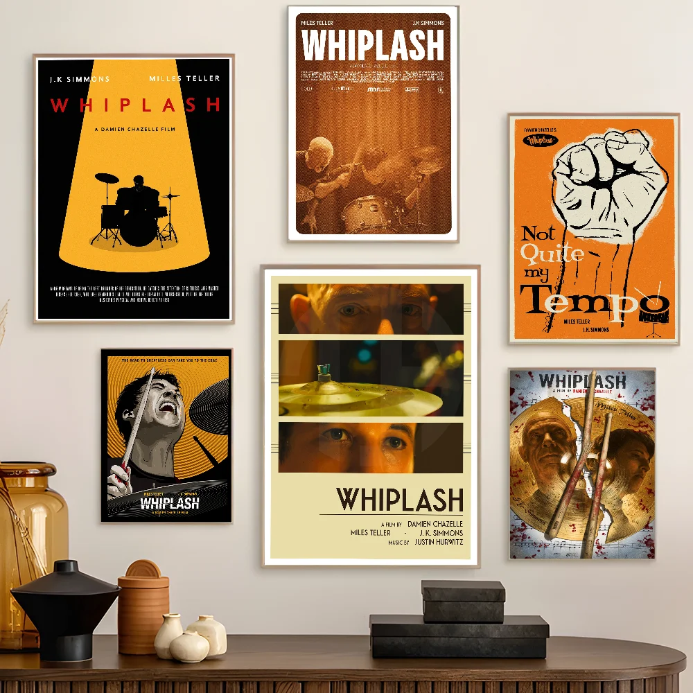 Film Classic Whiplash Classic Vintage Posters Decoracion Painting Wall Art White Kraft Paper Kawaii Room Decor