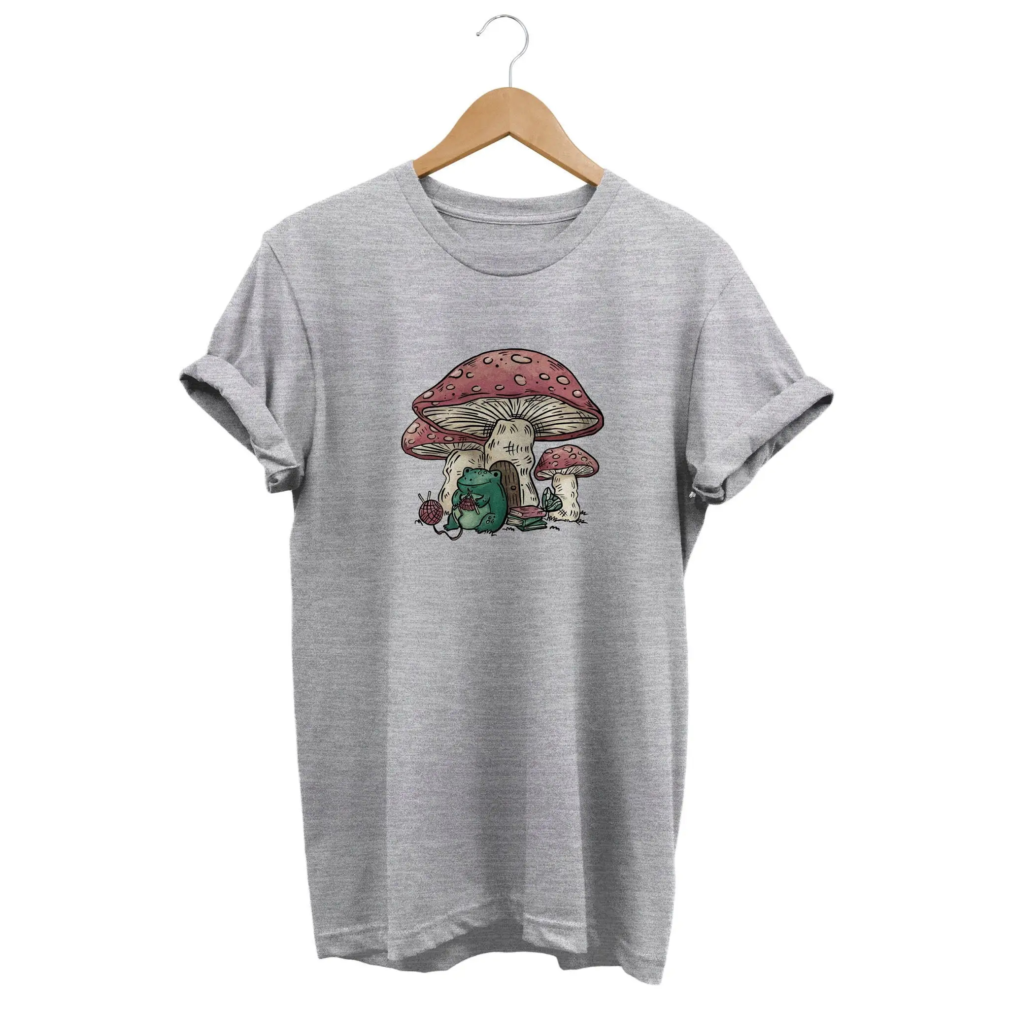 Vintage Mushroom T shirt Goblincore Top Soft Grunge Fairycore Clothing Cottagecore Fashion Mycologist Edgy Girl