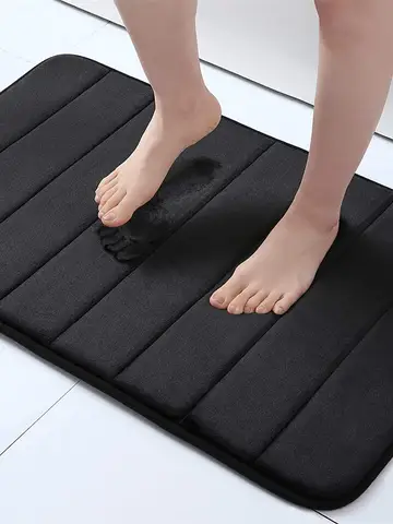 Tappetino da bagno super assorbente Tappeto in memory foam Tappeto da bagno antiscivolo Tappeti per vasca da bagno Tappeti per doccia Zerbino per WC