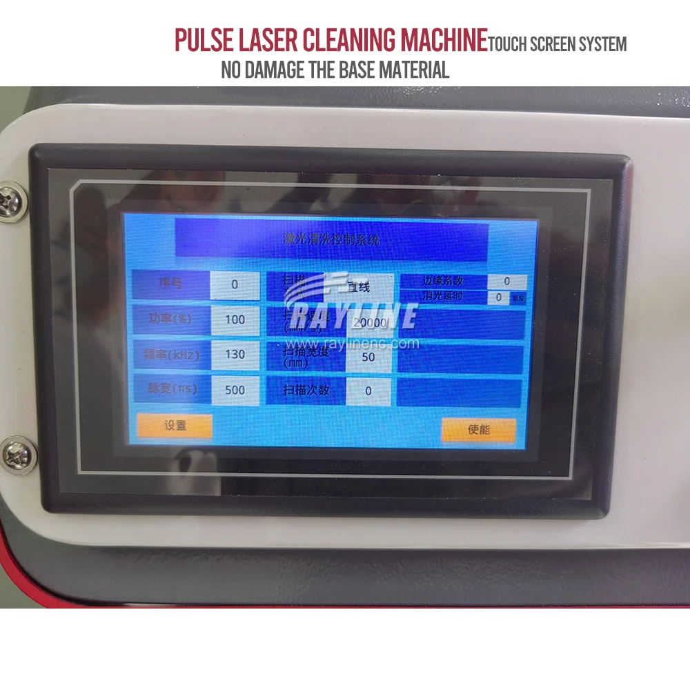 Mesin Pembersih Laser Serat Portabel Penghilang Karat Aspek Logam Bersih Pembersih Laser Besi Baja Penghilang Karat Kepala yang Dapat Disesuaikan