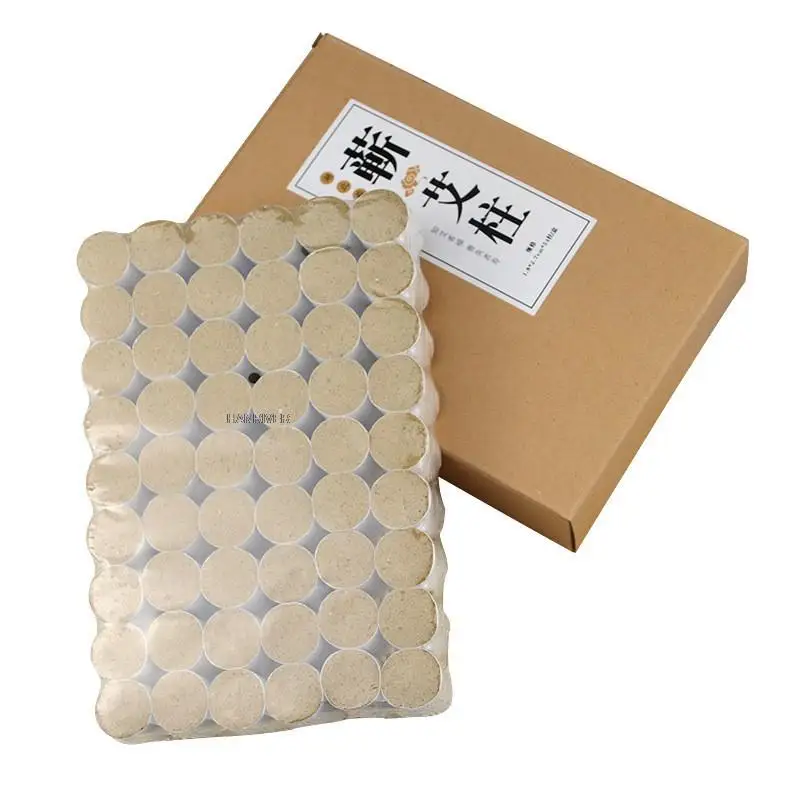 54PCS Moxa Stick Old Mugwort Chinese Medicine Moxa Warm Moxibustion Plaster Moxibustion Roll Stick Acupoint Massage