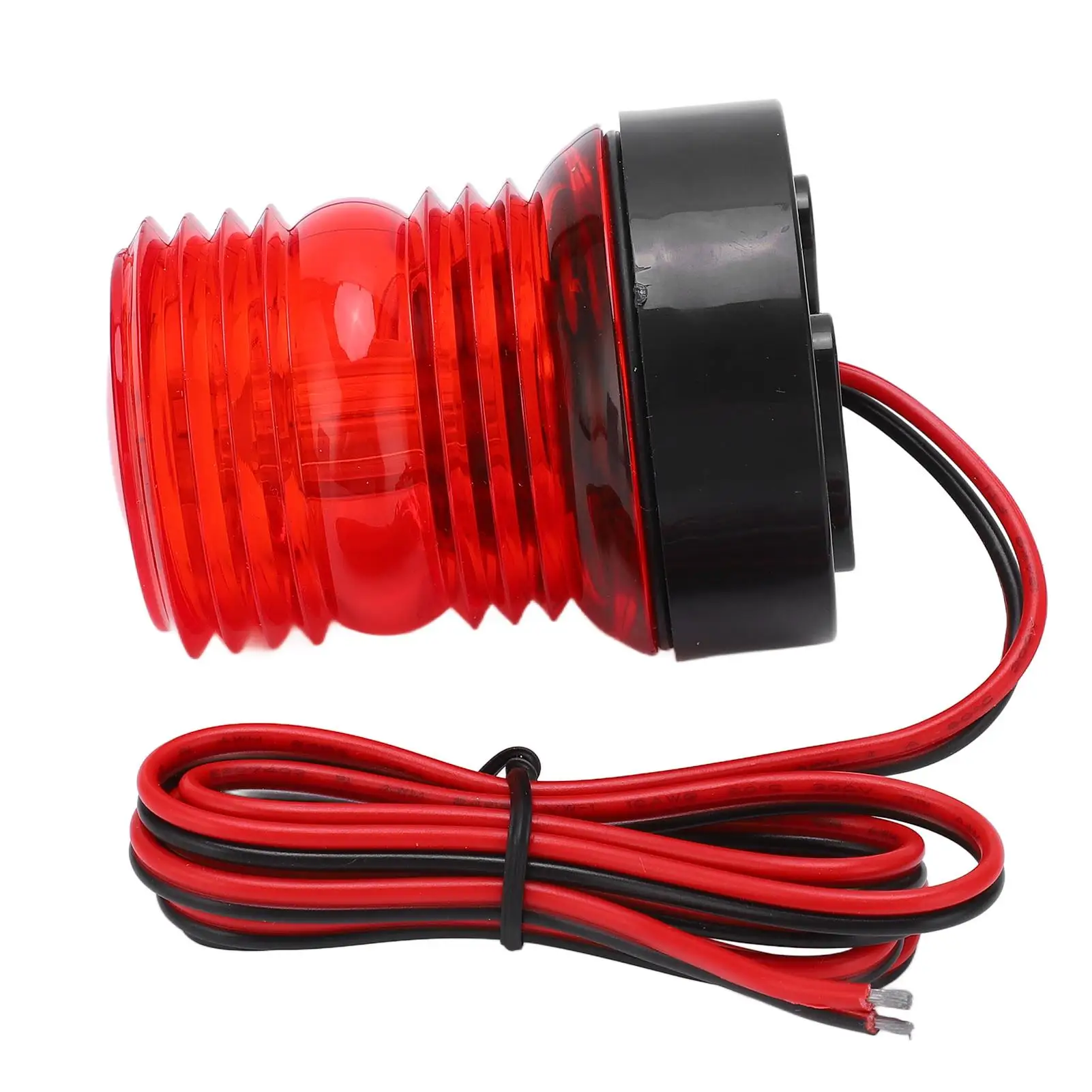 360° Boat LED Navigation Anchor Light - Red Marine Stern Light for sailing , DC 12V-24V, All Round Visibility