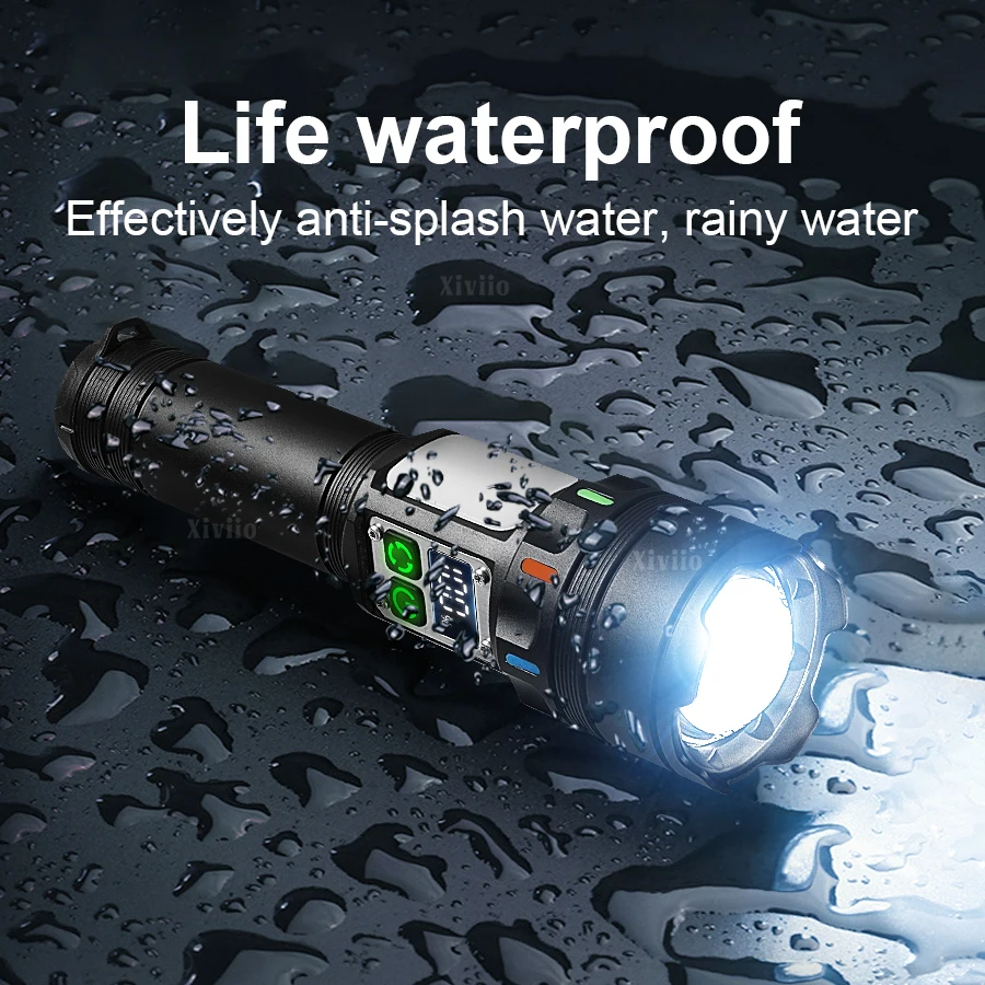 95000000lm super poderosas lanternas led de alta potência lanterna recarregável tocha caça pesca acampamento tático lantren