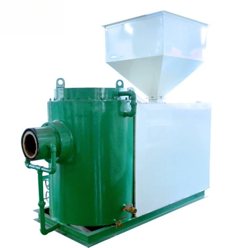 Small scale thermal power plant gasifier biomass burner wood pyrolysis plant gas power generation equipment biochar boiler
