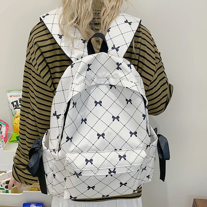 

2025 New Woman Backpack School Book Bags For Teenage Girls Boys Harajuku Female College Bag Student Lady leisure BagPack Mochila