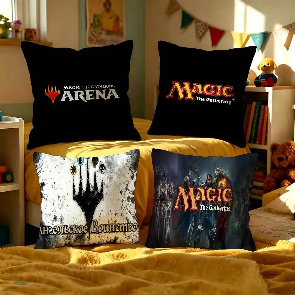 Gamer M-Magic The G-Gathering Personalized Pillow Dust Cover Bedroom Kids Party Decoration Pillowcase Birthday Children Gift