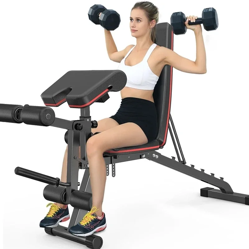 Multifuncional Backrest Gym Professional Home Strength Training lifting Dumbbell Bench