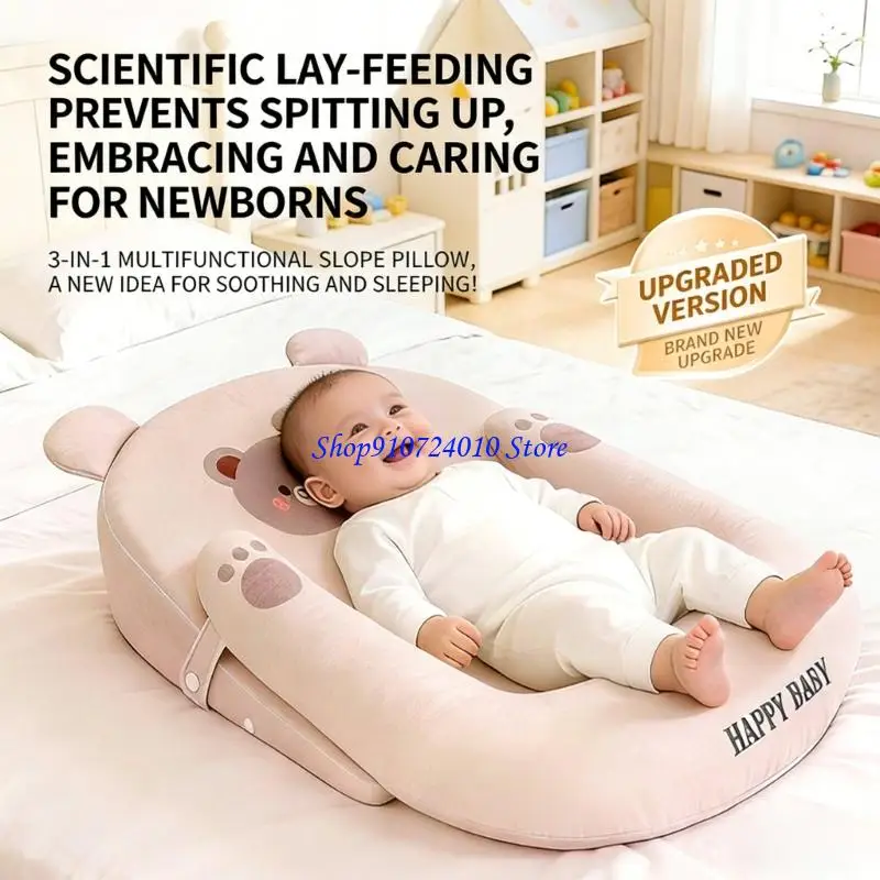 

77HD Эргономичная подушка для кормления со съемной опорой для детской подушки для малышей