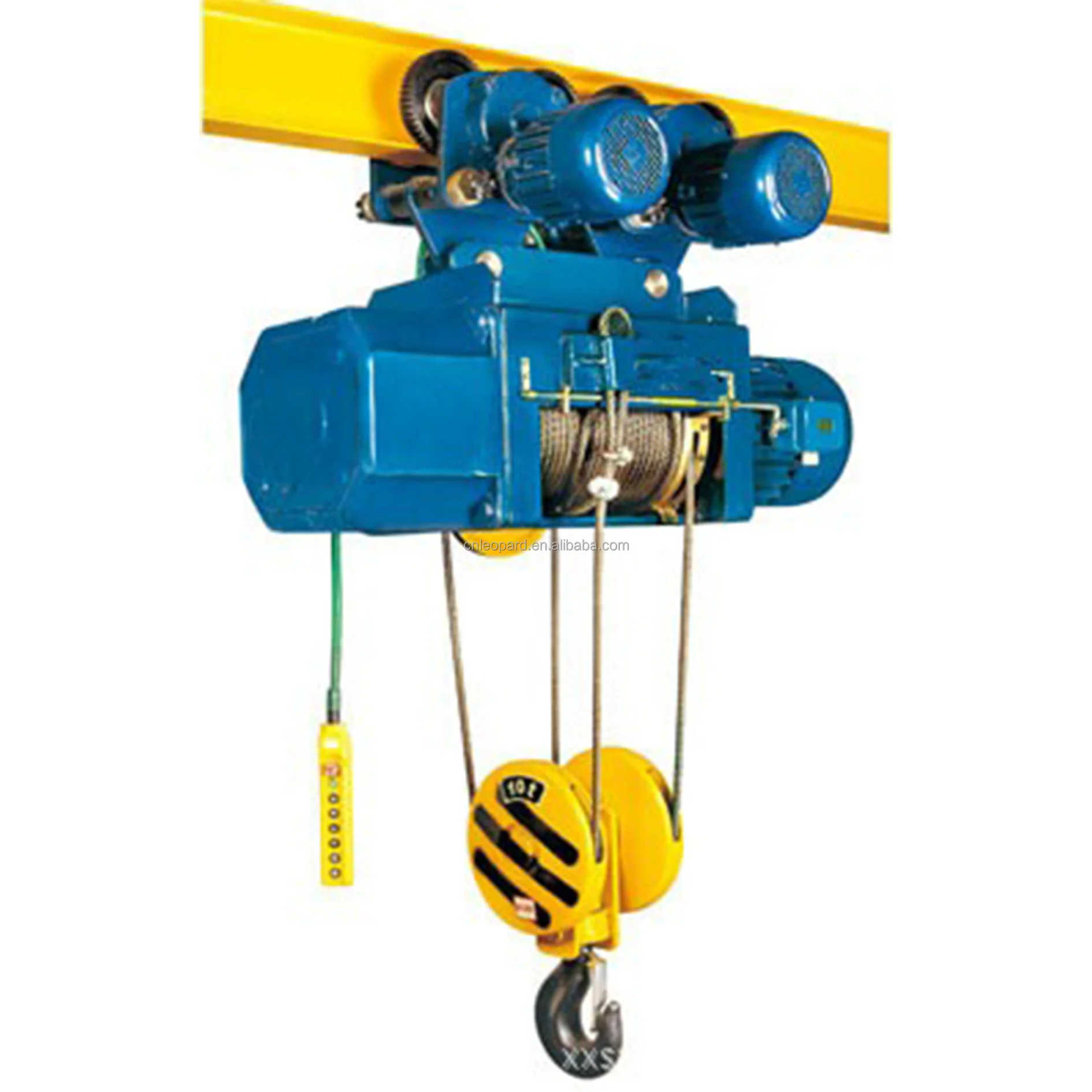 

700Kg Electric Hoist Pulley System Wireless Remote Manual Hoist for Home Manufacturing Plant Use for Suspended Wire Rope