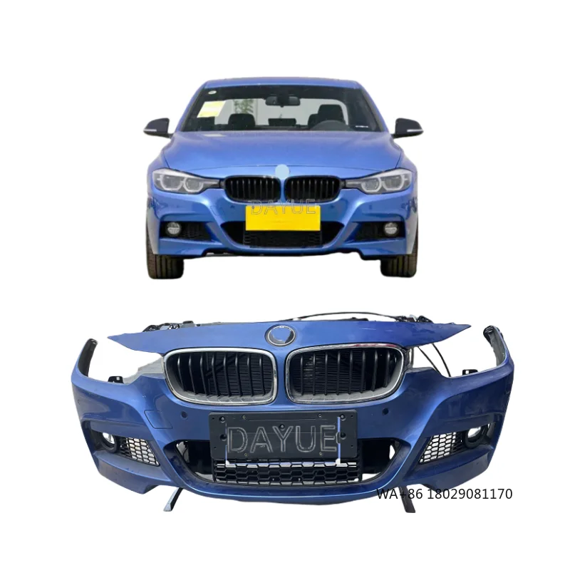 

Original Plastic Grille and Second-Hand Bumper for 3 Series F30 F35 Used for Body Kit on 2016-2019 Cars
