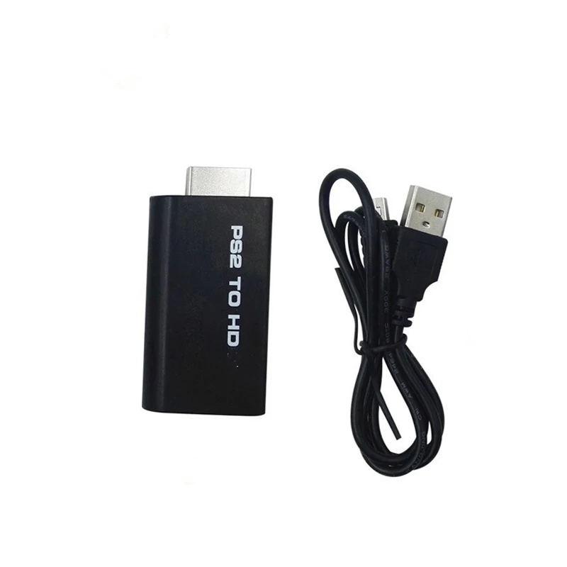 Konwerter audio-wideo zgodny z PS2 na HDMI Pełny adapter 1080P 480i/480p/576i z wyjściem audio 3,5 mm dla wszystkich trybów wyświetlania PS2