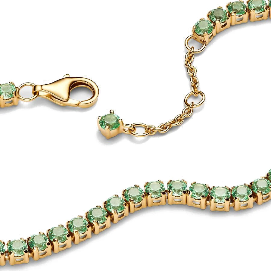 S925 Sterling Silver Zircon Bracelet Adjustable Colorful Tennis Bracelet for Women Fashion Cubic Zirconia Jewelry Party Gift