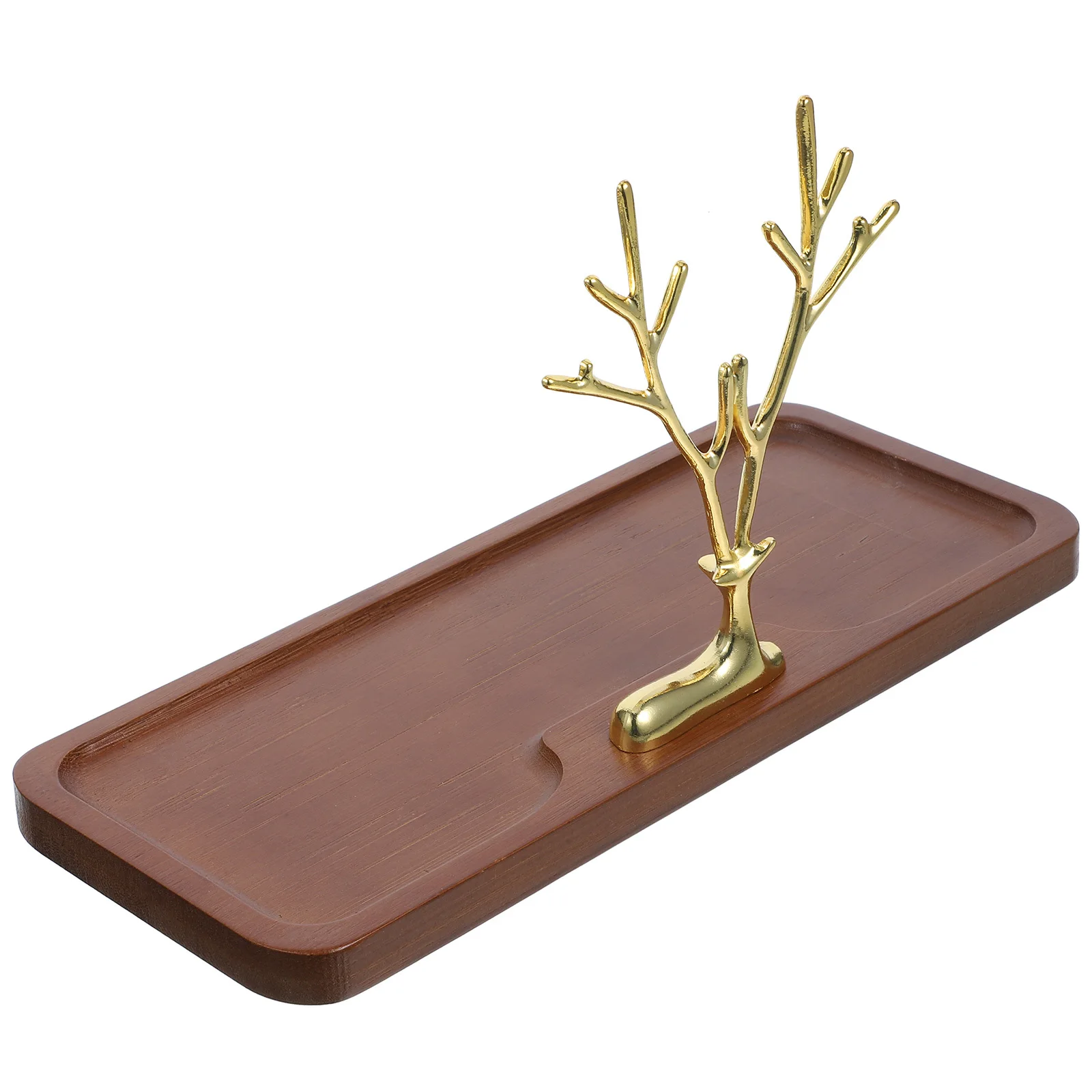

Home Decorative Storage Tray Medium Size Deer Design Multi-Function Jewelry Holder Ring Tray for Room Entry Hallway Desktop
