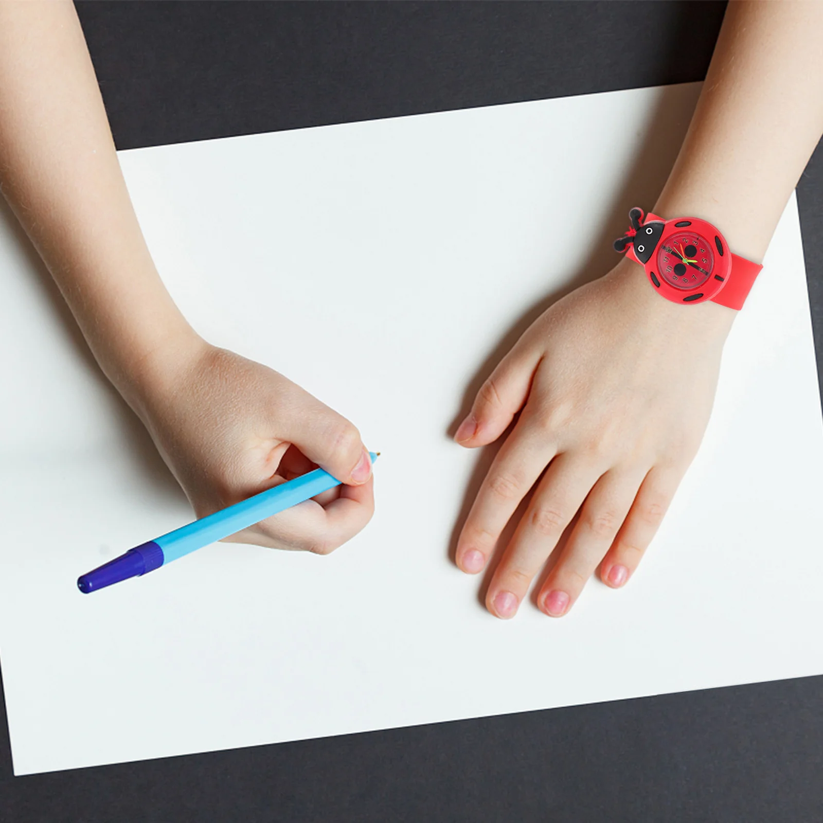3Pcs Silicone Watch Cartoon Pattern Watches Clear Numbers Learning Time Gift for Students Watch