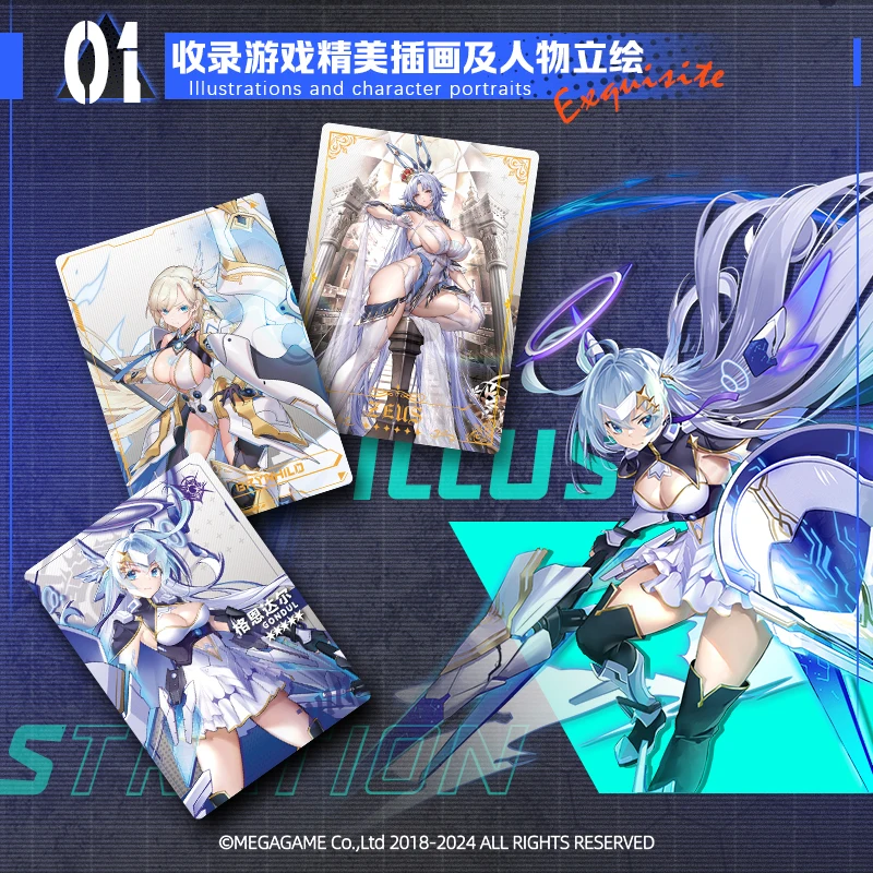 Official Genuine CrossCore Series Exquisite Card Game Enthusiasts Peripheral Character Collection Toy Card Gift Original Box