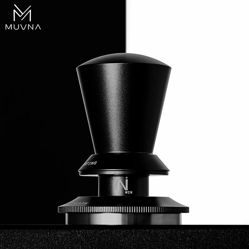 

Muvna 30lb adjust stepless Coffee Tamper for 51/53/58.35mm Portafilter Baskets，Self-Level Barista Tool, Espresso Accessories