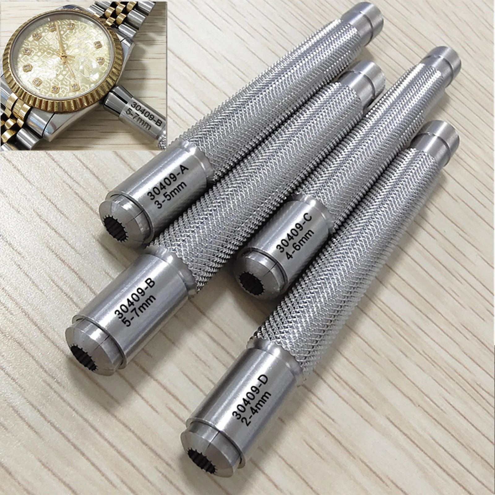 2-11mm Watch Crown Winder Steel Tool Manual Mechanical Winding Disassemble Repair Tools Watch Accessories