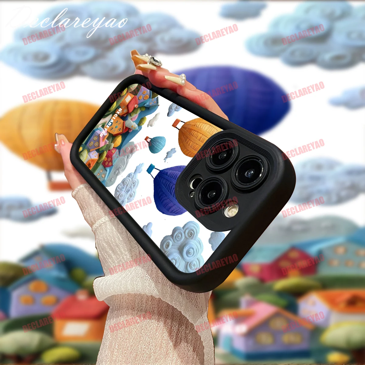 DECLAREYAO حافظة رفيعة من مادة البولي يوريثان الحراري الناعمة لهاتف سامسونج جالاكسي الترا S23 FE Plus S24 مقاومة للصدمات #1