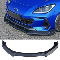 Front Bumper Lip for Toyota GR86 ZN8 Subaru BRZ ZD8 Spoiler 2022 2023 2024 Splitter Car Body Kit Glossy Black Skirts