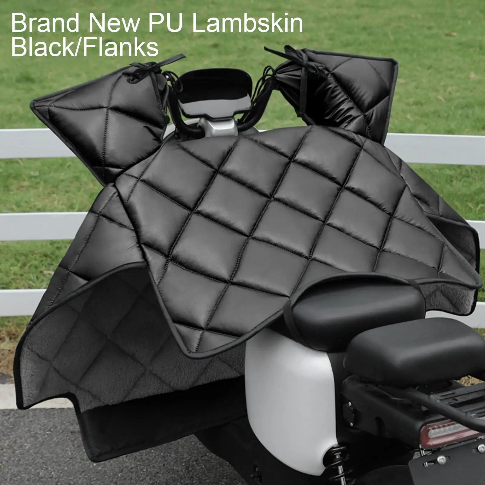 Windproof Leg Cover For Motorcycle PU Leather Comfortable Protector Winter Scooter Leg Warmer Quilt For Cold Weather Snow