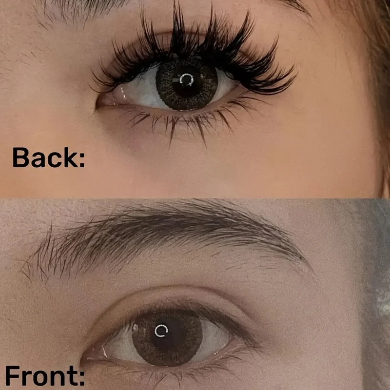 믹스 스타일 드라마틱 인조 속눈썹 - 큰 악마 5쌍, 3D 롤플레잉 인조 속눈썹 5쌍, C 롤