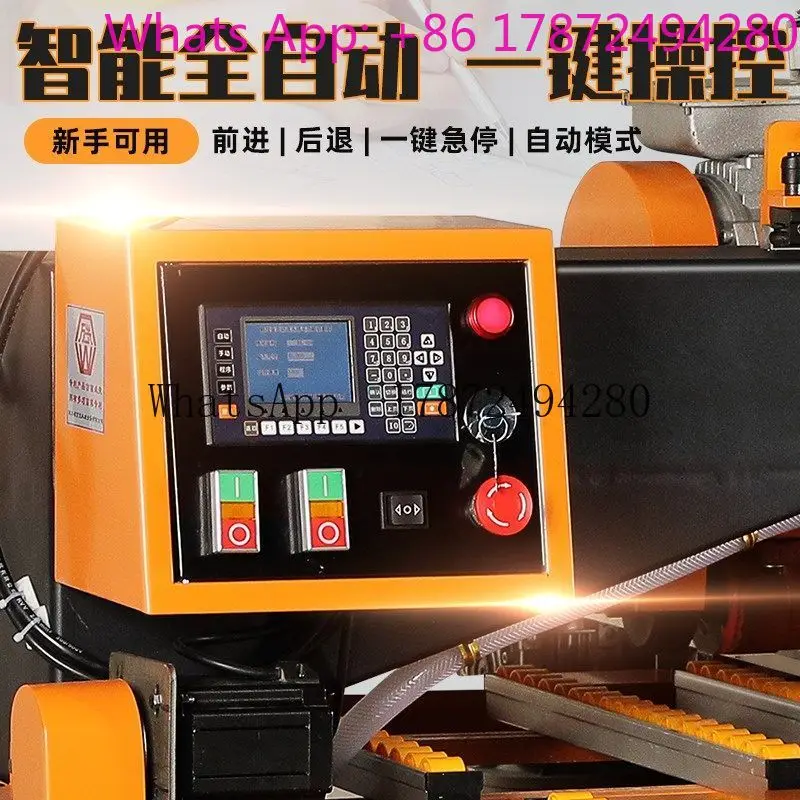 Large Quartz Stone Marble Edging Slotting Chamfering Machine, Automatic CNC Multifunctional Tile Cutting Machine