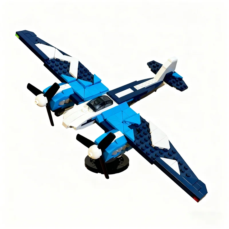 329 pçs moc segunda guerra mundial motor duplo 2 1 constrói alternativo criador 3 modelo brinquedos construção presentes de natal blocos arquitetura ideia criativa