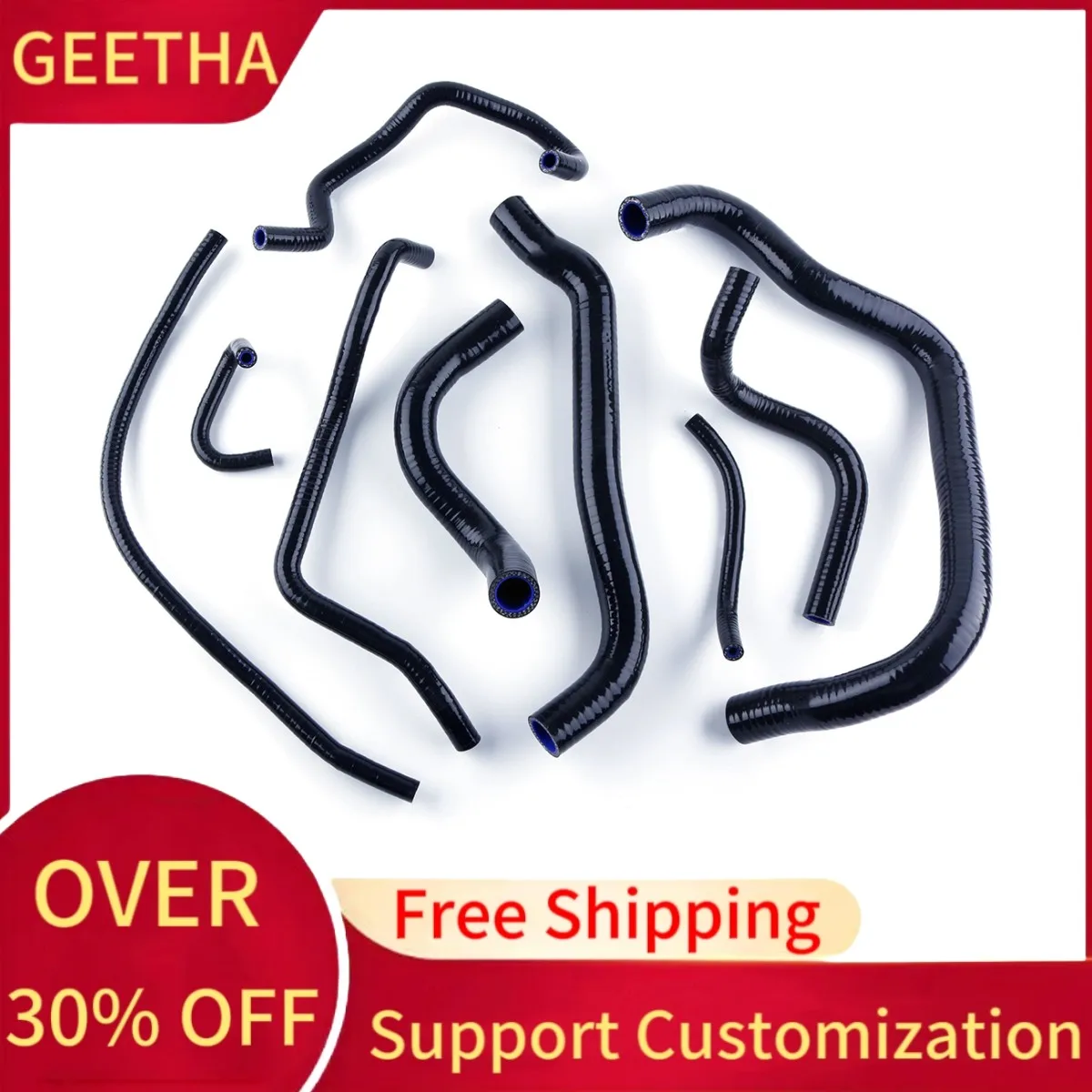 

For 2000 2001 Honda CBR900RR CBR929RR Fireblade Silicone Radiator Coolant Hose Kit
