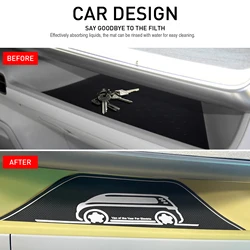 Non-Slip Car Cup Coaster Slot Pad for Volkswagen VW ID. Buzz ID Buzz Car Accessories Anti-Slip Mat Pocket Mat Cup Holder Pad