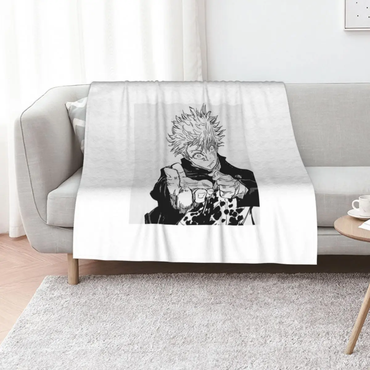 

Gojou Throw Blanket Soft Beds Heavy warm winter Hairy Blankets