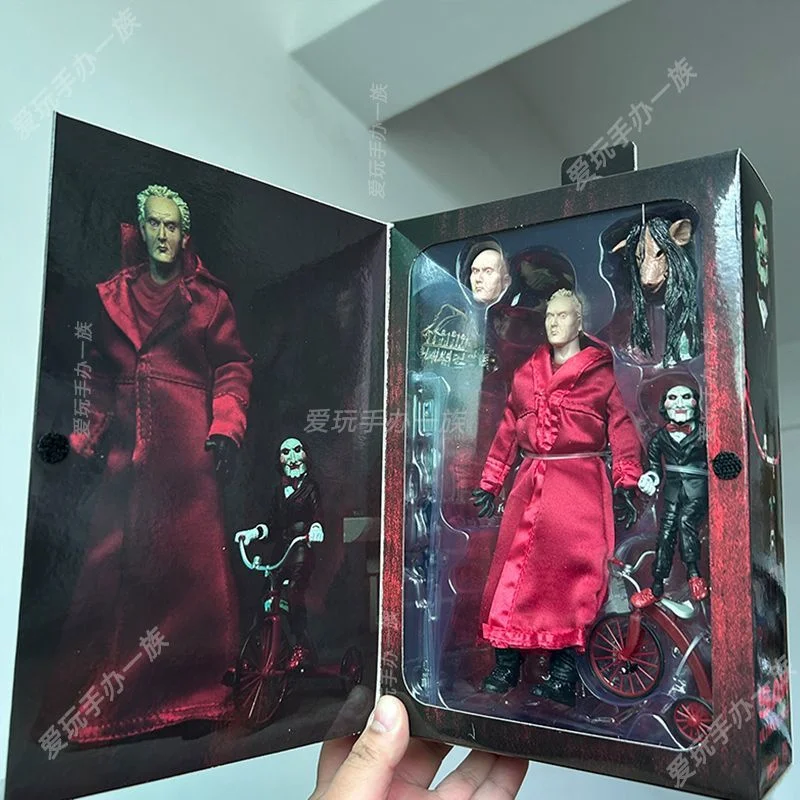 NECA ソーフィギュア アルティメット ジグソー レッドローブ アクションフィギュア アニメ GK マンガ ブラックローブ フィギュア おもちゃ 飾り ハロウィンギフト モデル