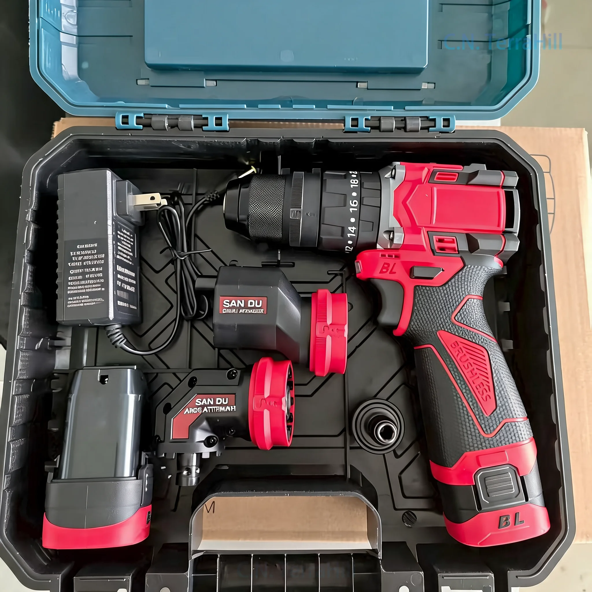 Home Improvement And Diy - 18V Detachable Drill Chuck 4-Piece Set,