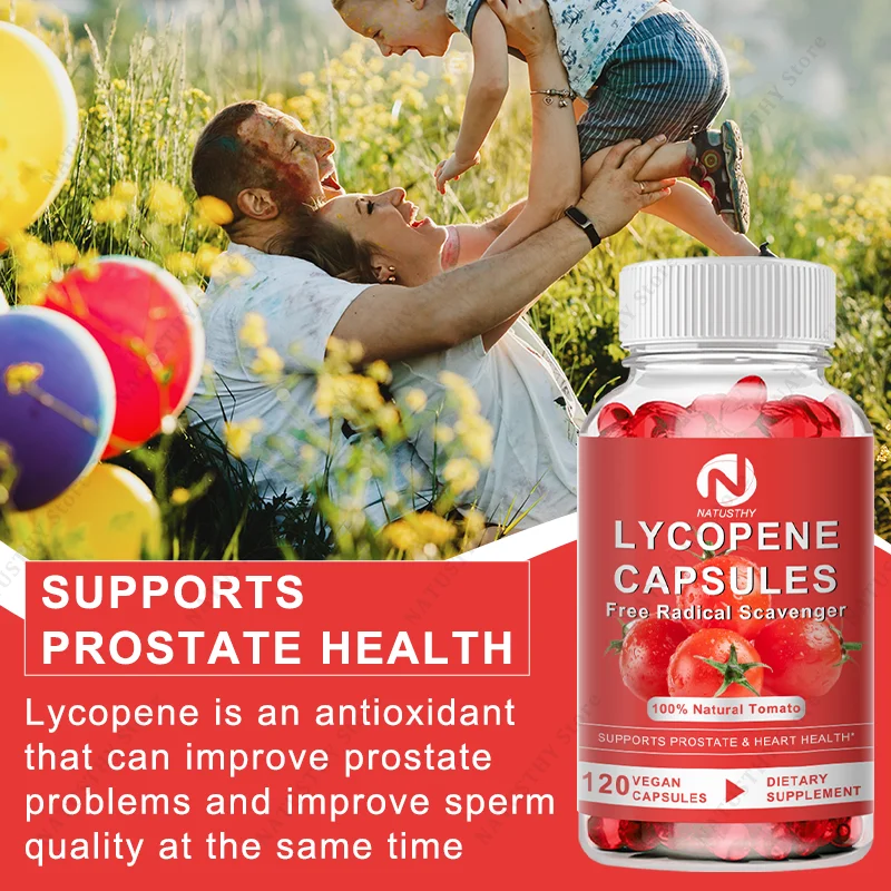 100% Natural Tomato Extract Pure Lycopene 60mg - For Prostate, Heart Health, Antioxidant Activity, Immune System, Skin Health - Image 4