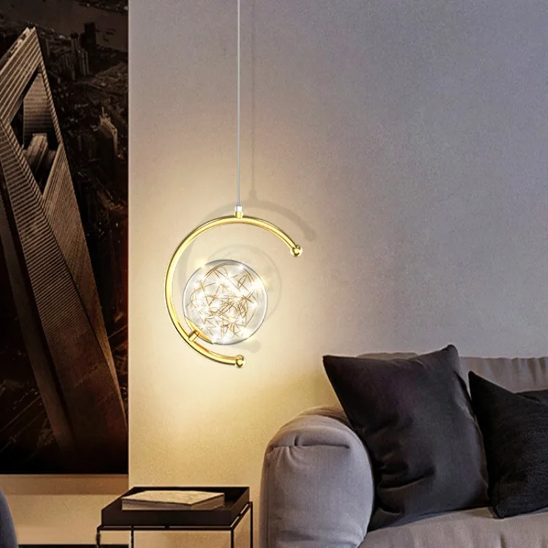 Contemporary Designer Pendant Lights Baby's Breath LED Ceiling Chandelier Children’s Room Bedroom Nightstand Atmosphere Fixtures