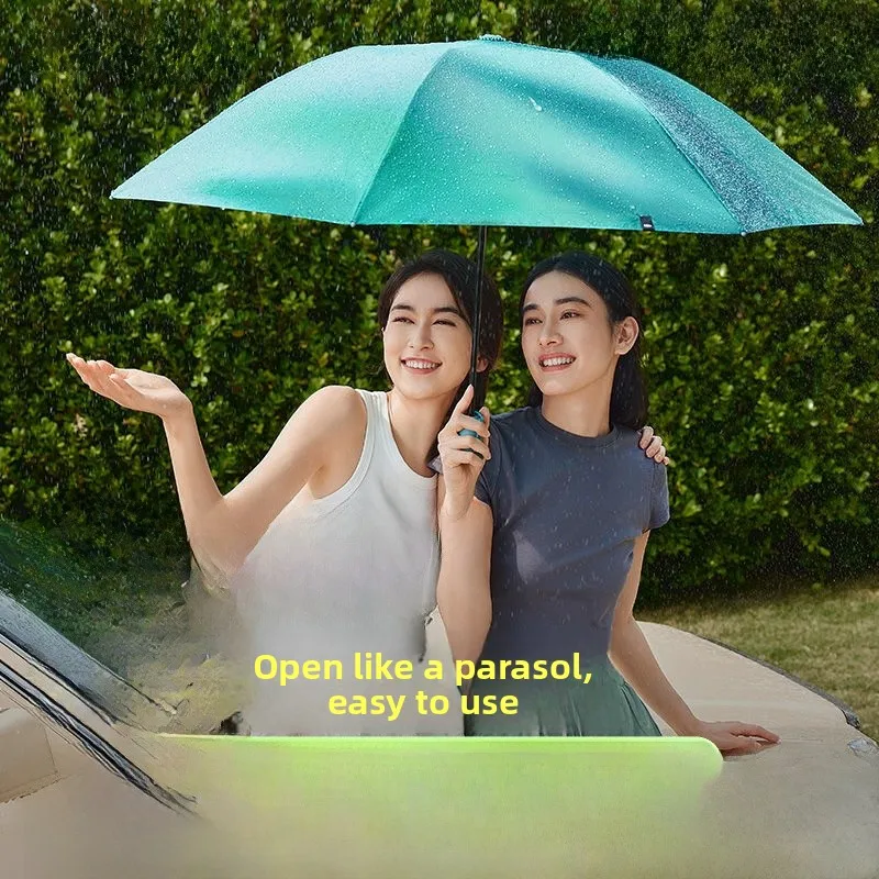 

Automatic Folding Umbrella Men's Women's Outdoor Large Business Use Sunny Rain Dual Purpose Reinforced Car Mounted