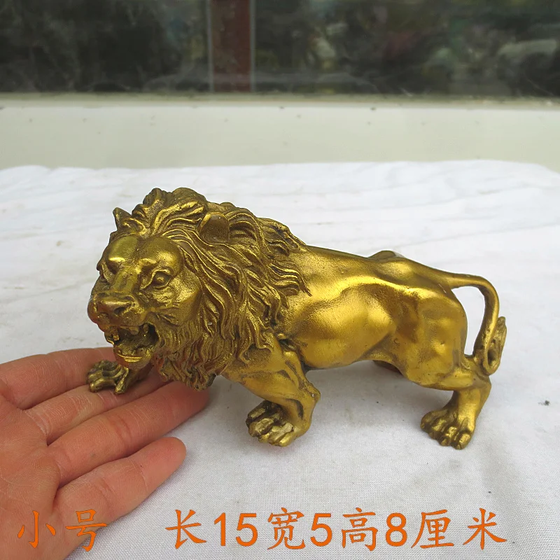 أعلى بارد متجر المنزل الديكور الفن حظا سعيدا تشن تشاي بي شياي النحاس الأسد فنغ شوي زخرفة فنغ شوي تمثال