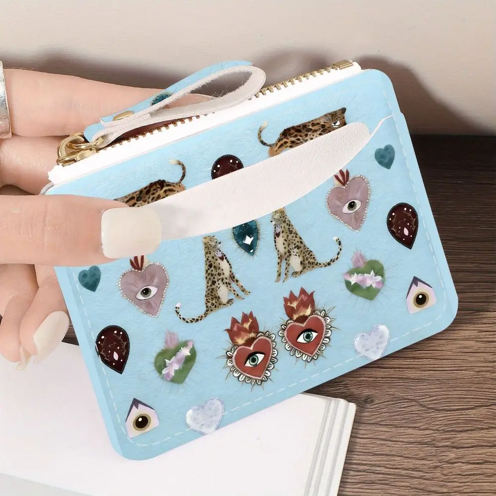 Everyday Use Ultra-Thin Women's Wallet Lightweight Multiple Card Slots Card Bags Zipper Card Holder