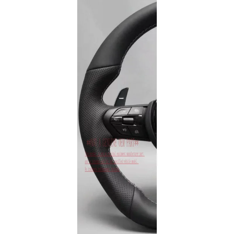 For Bmw Black M Performance Leather Steering Wheel 320 525 F10 F20 F30 F15 F25 F07 F01 F82 M3 M4 M5 M6 Horn Cover Decorative