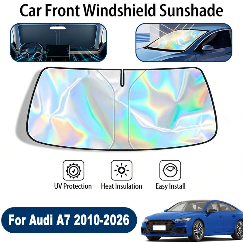 

Windshield Sun Shade For Audi A7 2010-2026 Foldable UV Reflective Front Window Sun Protection Cover Accessories