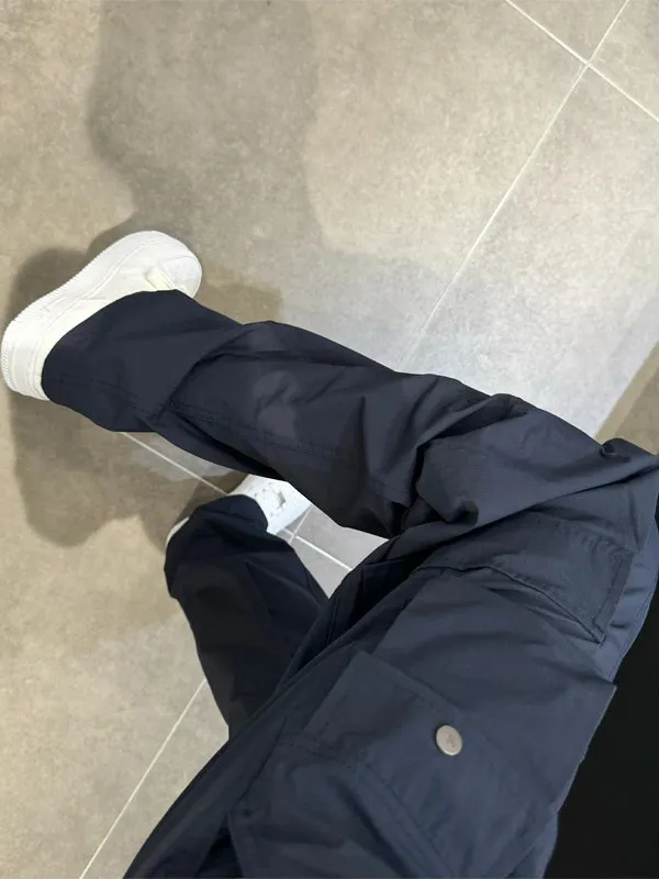 

Khaki Multi-ket Work Trousers Men's Summer American Functional Straight Cut Qui Dry Outdoor Mountain Climbing Pants