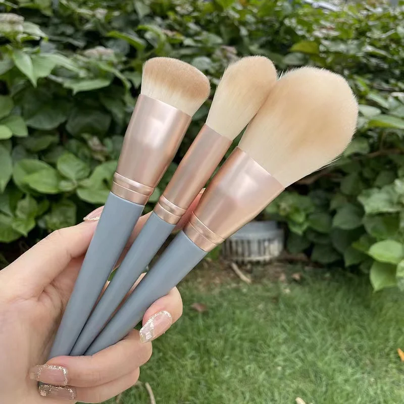 Blue Soft Fluffy Makeup Brushes Set for cosmetics Foundation Blush Powder Eyeshadow Kabuki Blending Makeup beauty tool