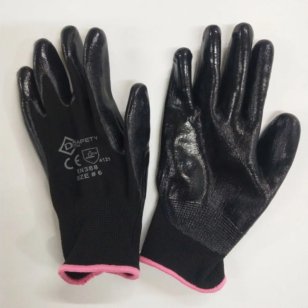 Black Anti Cutting Gloves Safety Kids Adult Protective Mittens Anti Bite Anti Prickling Gardening Glove 3~15 Year Old/Adult