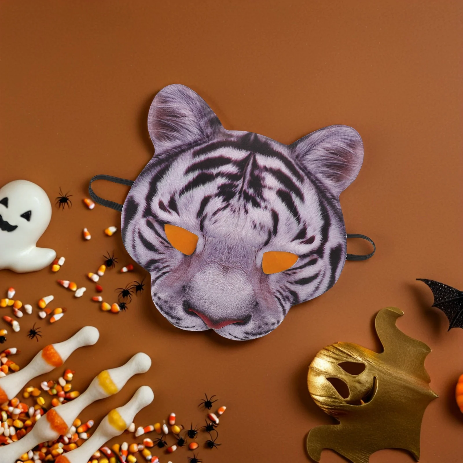 

2 Pcs Animal Mask Tiger for Costume Party Masks Adults Cosplay Masquerade Halloween