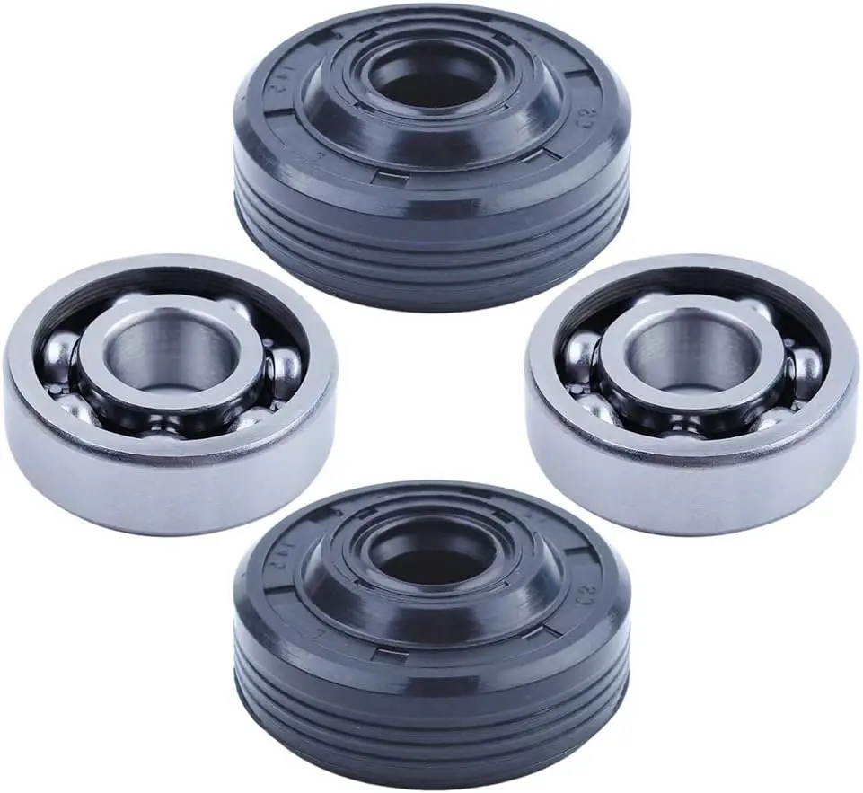 Комплект сальников подшипника кривошипа, 2 шт., для бензопилы Husqvarna 136 141 137 142 235 240