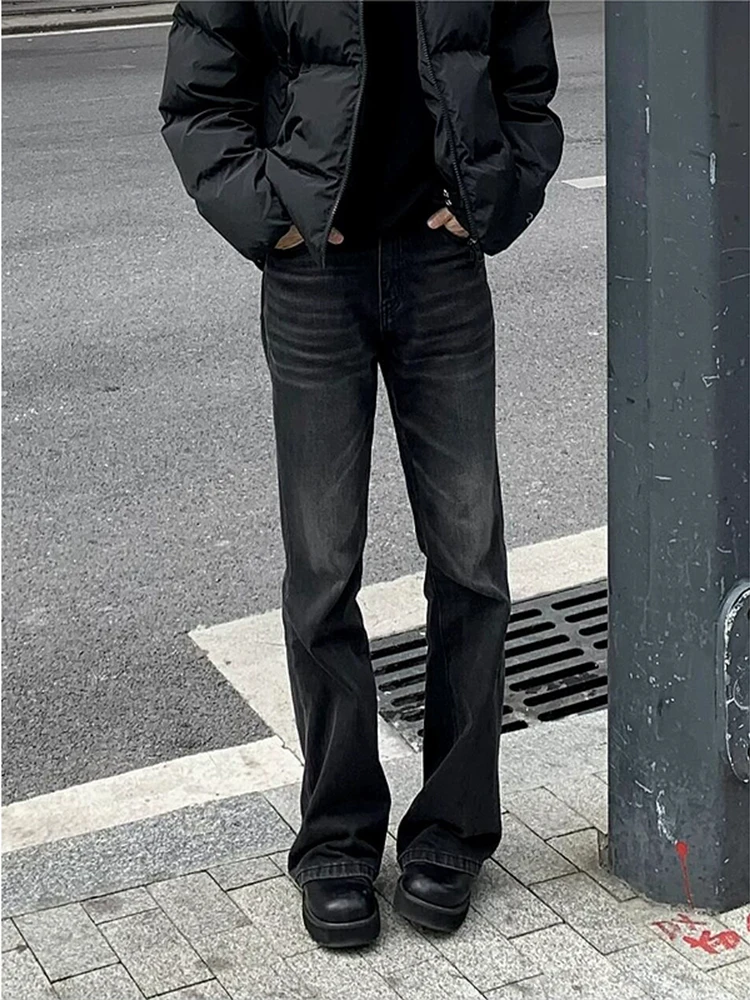 

Мужские джинсы-буткат Bla Fce с подкладкой, в американском стиле, приталенные, прямые, молодежные, модные, из хлопка