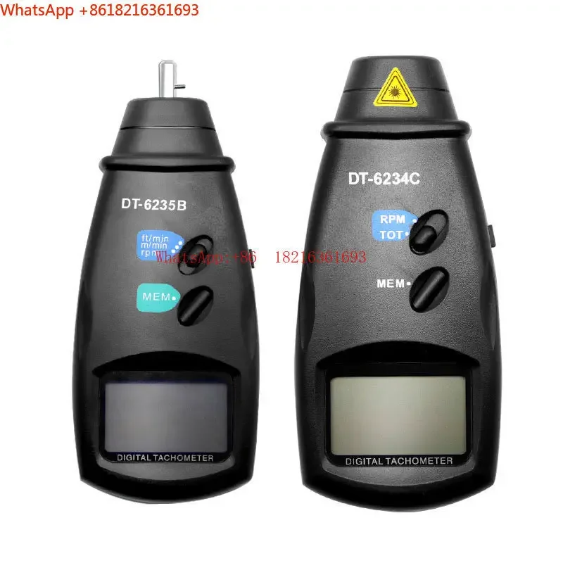 2026 Limited Offer Tachometer Speedometer Digital Display Stroboscopic Meter Motor Speed Measurement Line Speed Tachometer